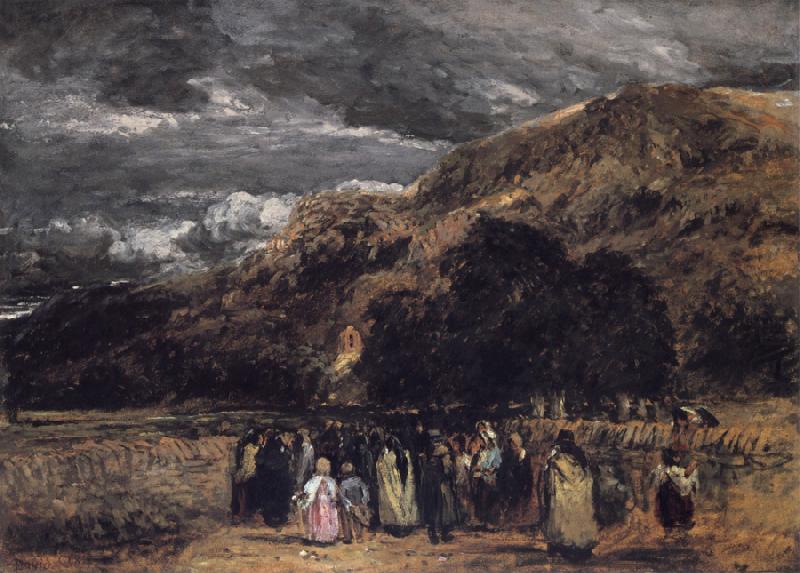 A Welsh Funeral, David Cox